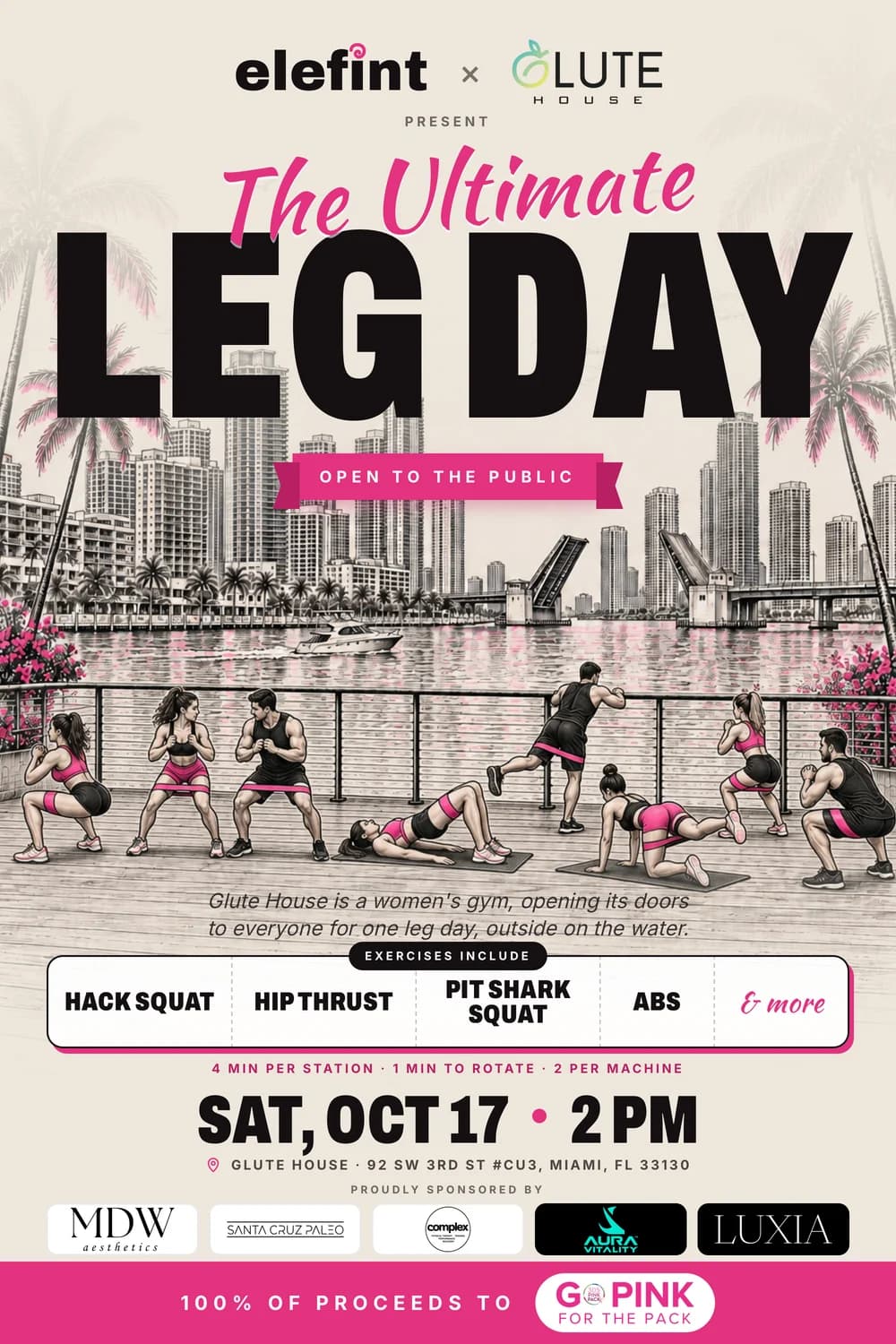 The Ultimate Leg Day flyer